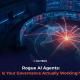 A digital command centre map showing red attack lines spreading out from a single point across the world, representing an AI agent launching attacks on its own.